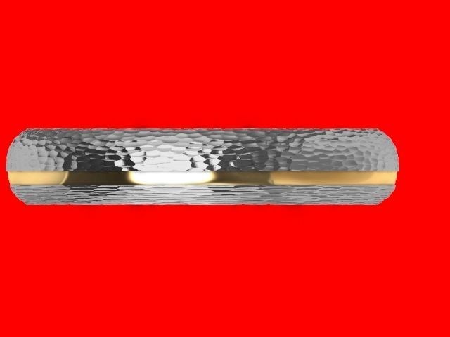 textured designer band stl verified  3D print model_17