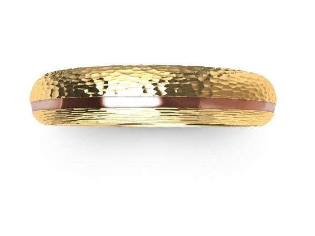 textured designer band stl verified  3D print model_10