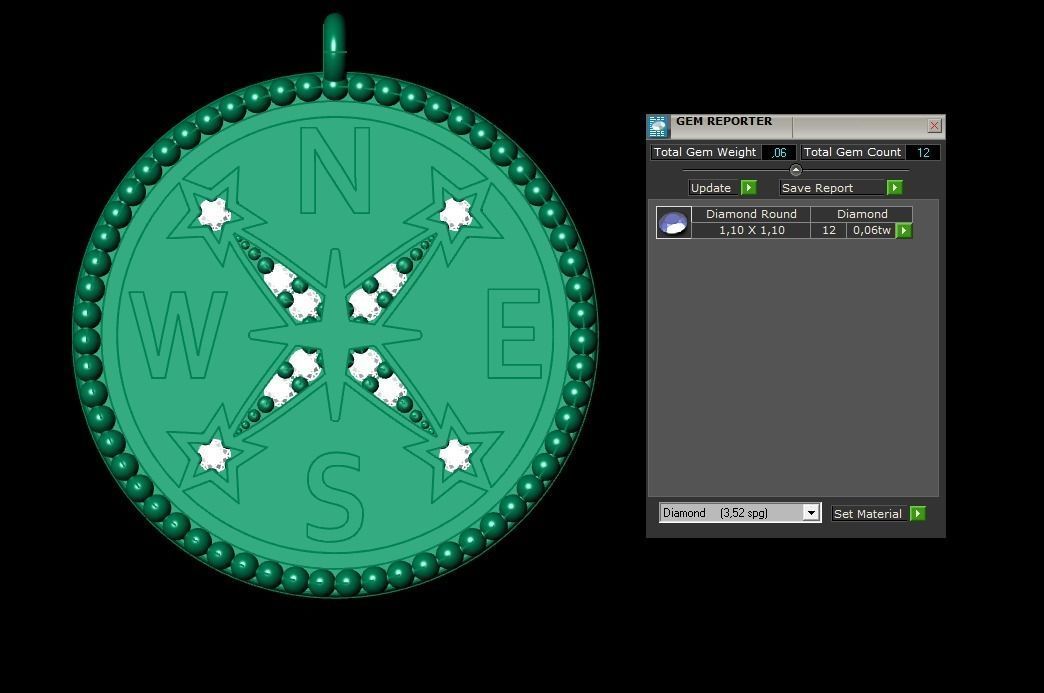 Pendant P143 3D Print Model 3D print model_1