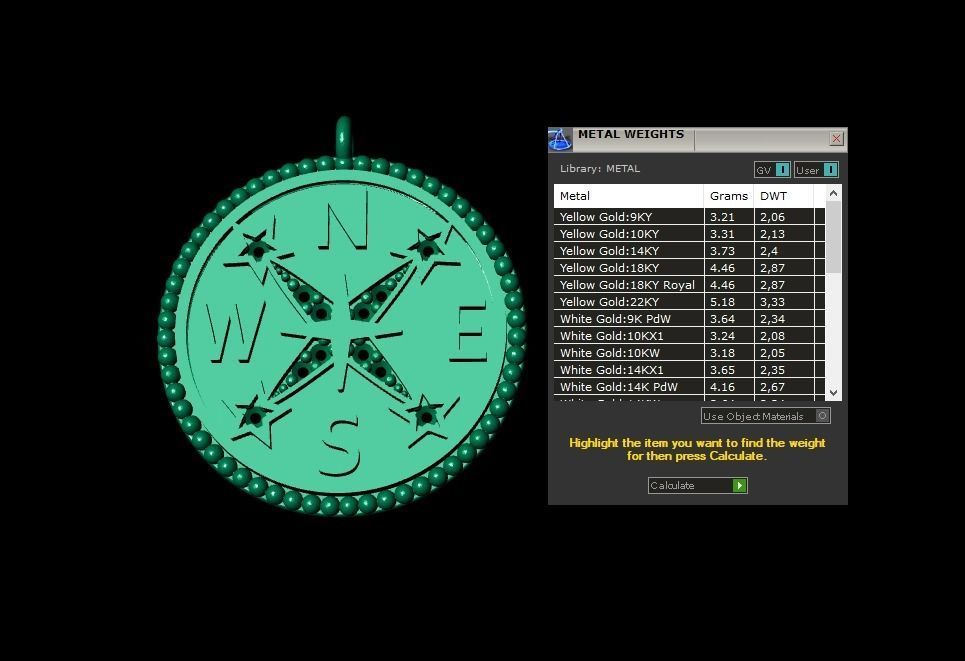 Pendant P143 3D Print Model 3D print model_3