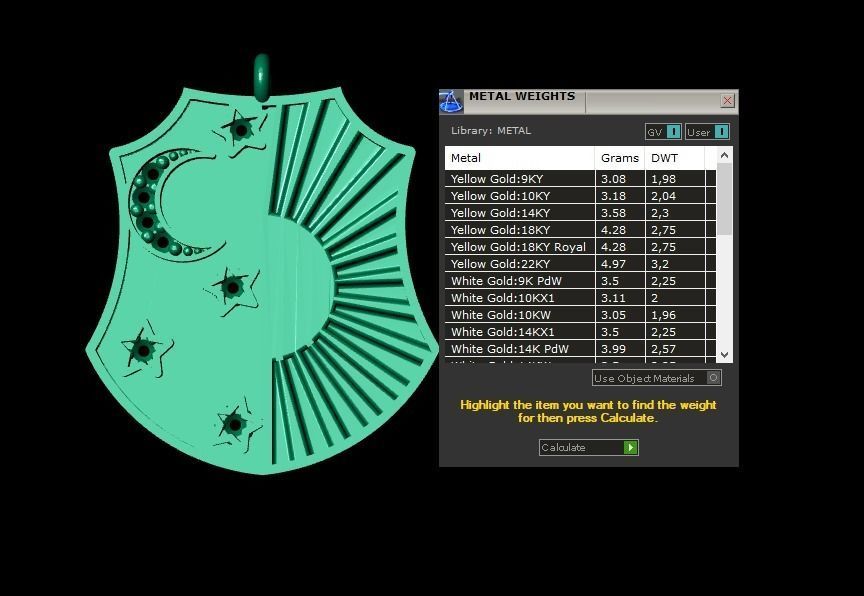 Pendant P144 3D Print Model 3D print model_3