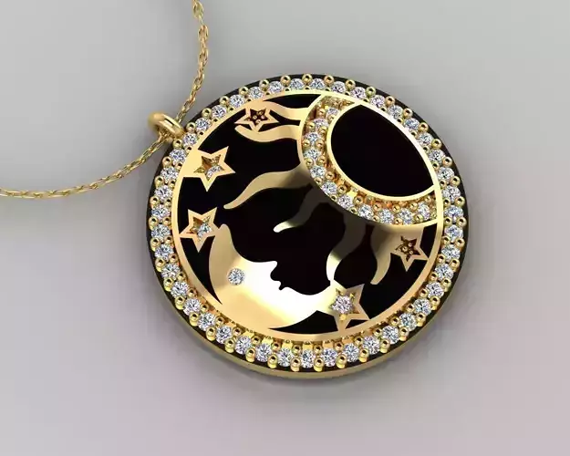 Pendant P145 3D Print Model 3D print model