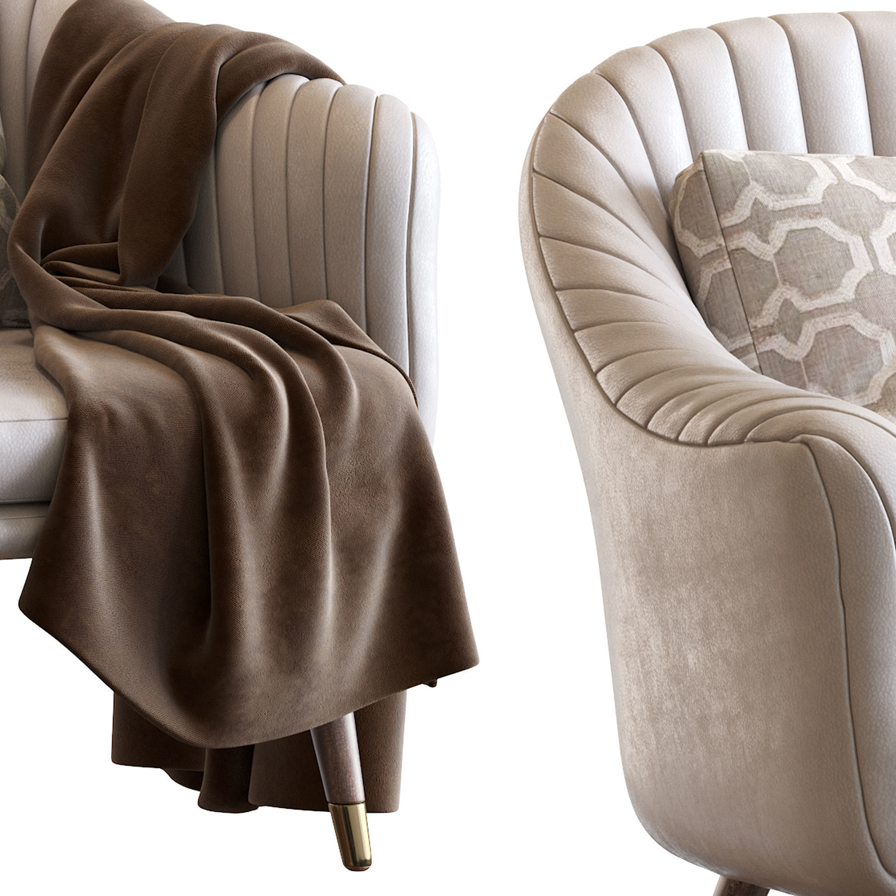 Deephouse  armchair 3D model_7