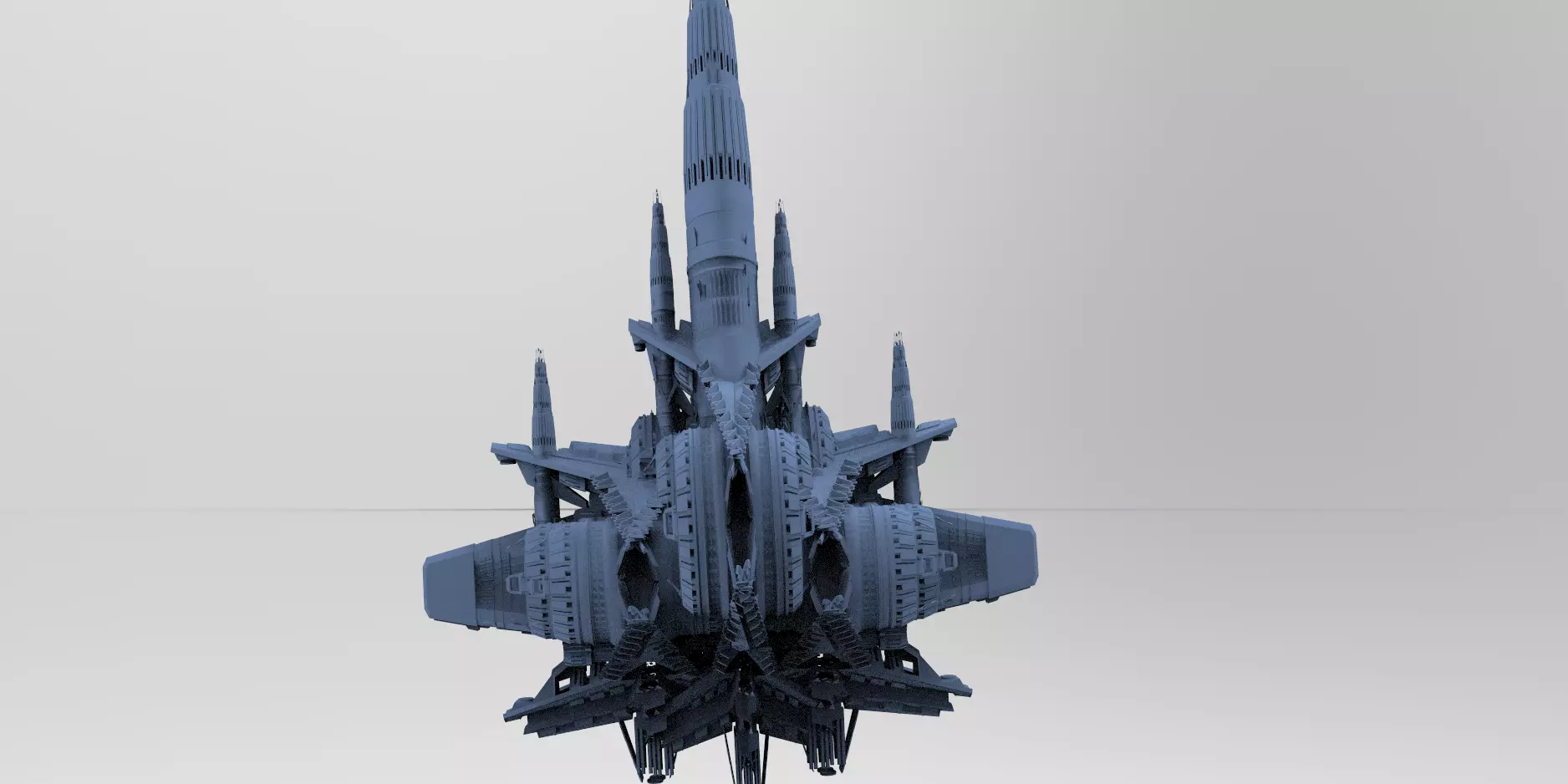Star Freighter Grand battleship 4 3D model