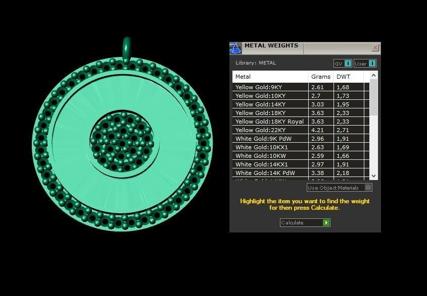 Pendant P147 3D Print Model 3D print model_3