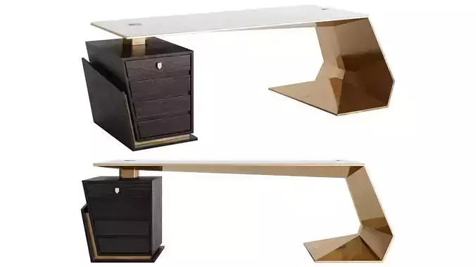 GT-GOLD Executive Desk by Tonino Lamborghini