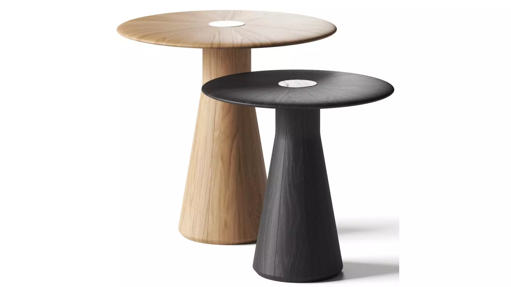 Andreu World Reverse Occasional Coffee Tables 3D model_0