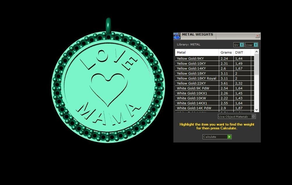  Pendant P150 3D Print Model 3D print model_3