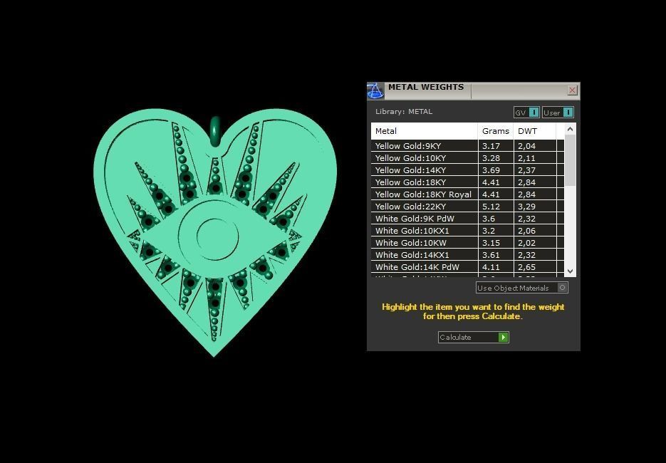 Pendant P152 3D Print Model 3D print model_3