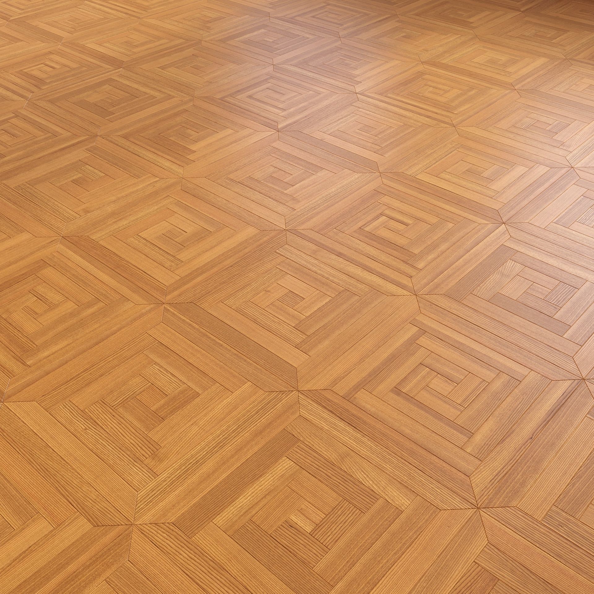 Parquet - Laminate - Wooden floor 4 in 1 3D model_11
