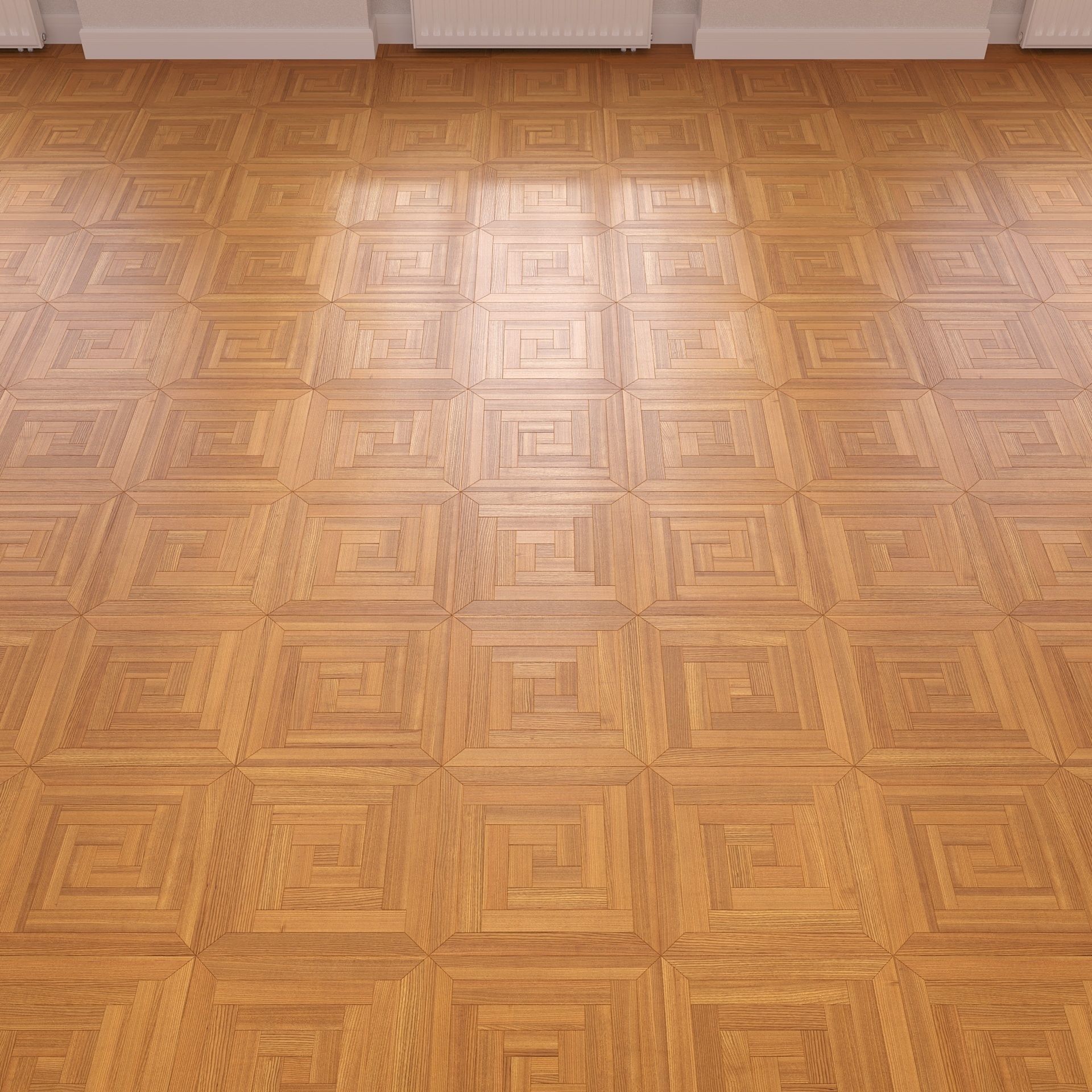 Parquet - Laminate - Wooden floor 4 in 1 3D model_12