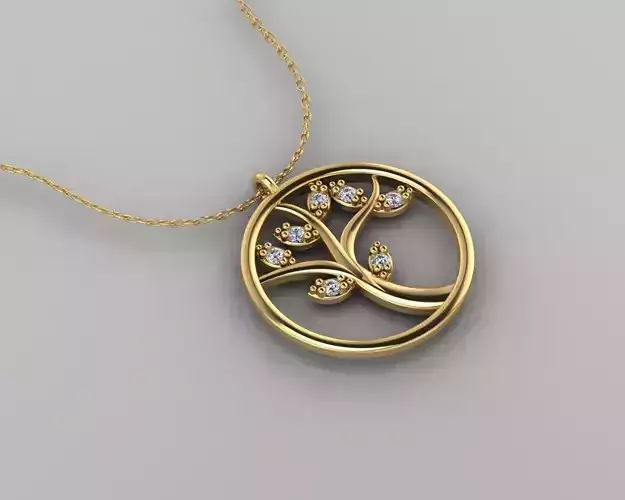 Pendant P153 3D Print Model