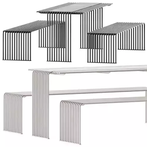 Urbantime ZEROQUINDICI 015 Cube Table and Bench
