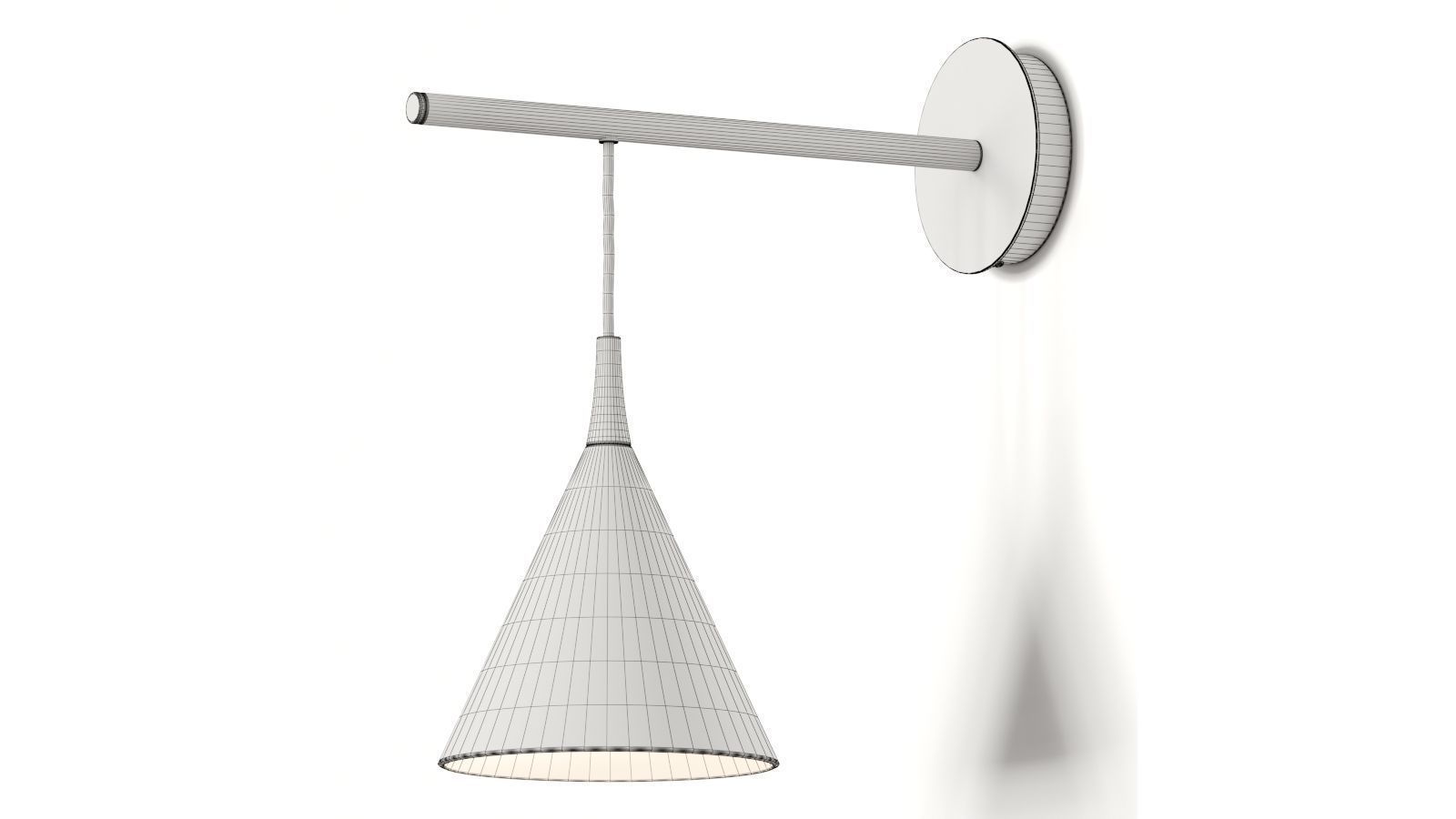 Firmamento Milano Cono Wall Lamp 3D model_2