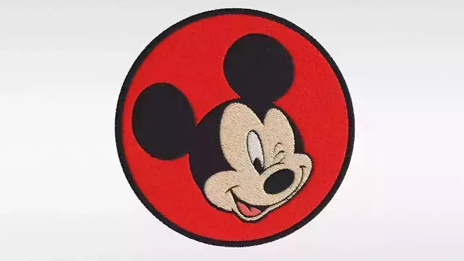 Embroidered Patch Mickey Mouse
