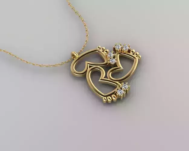 Pendant P159 3D Print Model