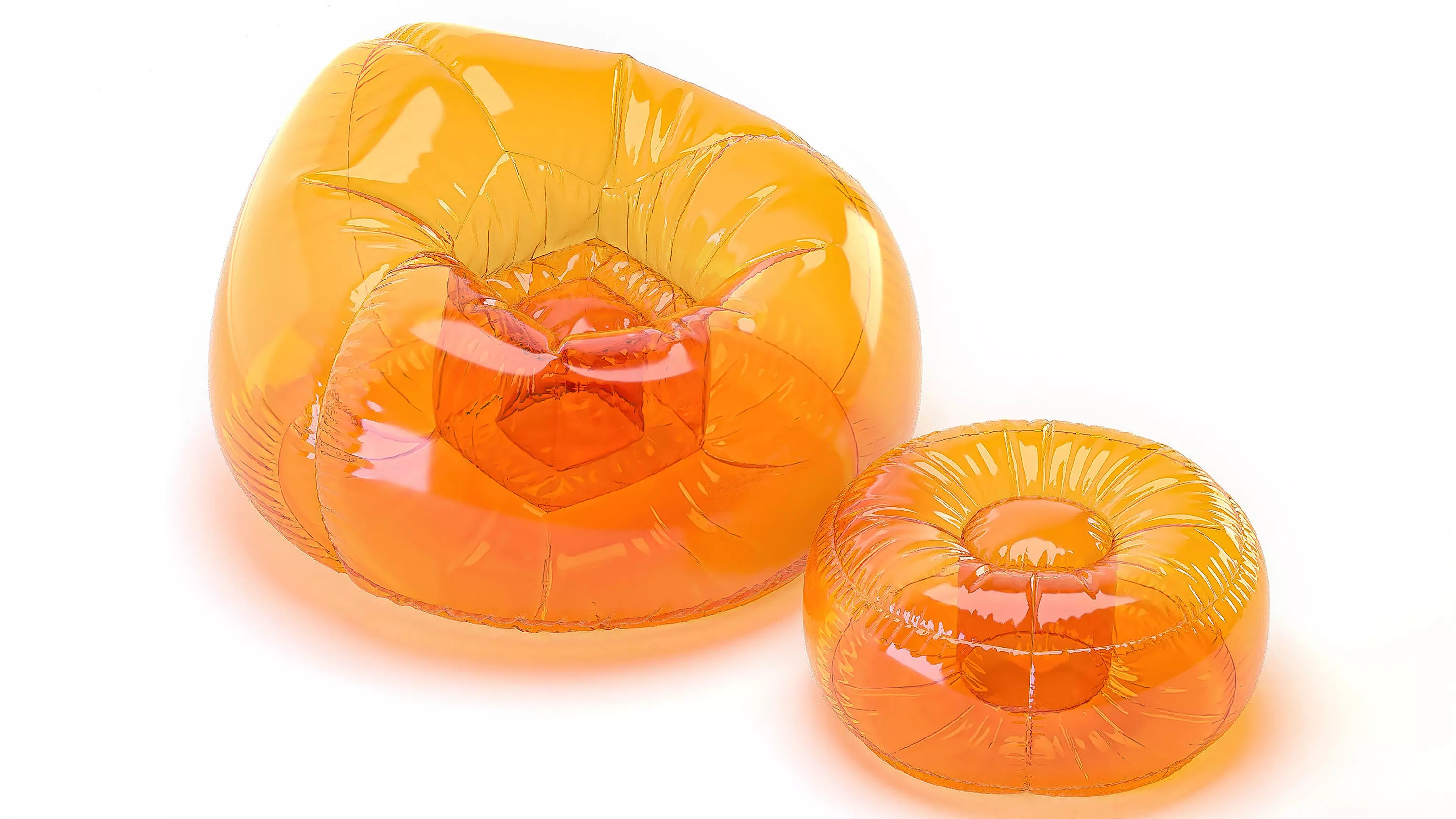 Inflatable Furniture 3D model