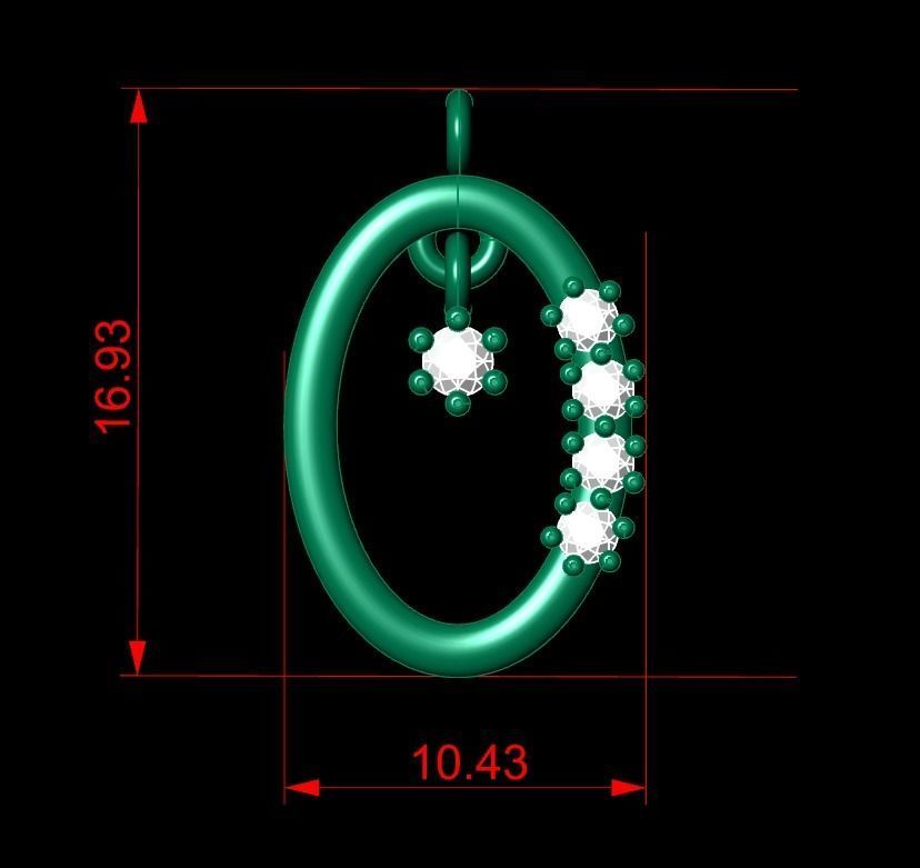 Pendant P163 3D Print Model 3D print model_3