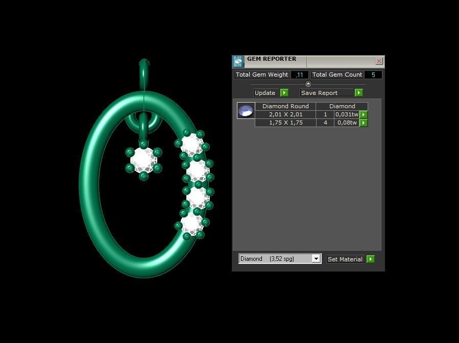 Pendant P163 3D Print Model 3D print model_2