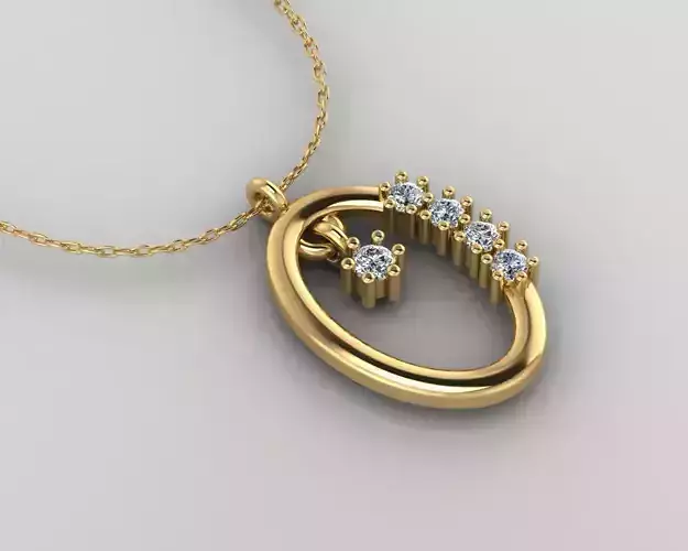 Pendant P163 3D Print Model