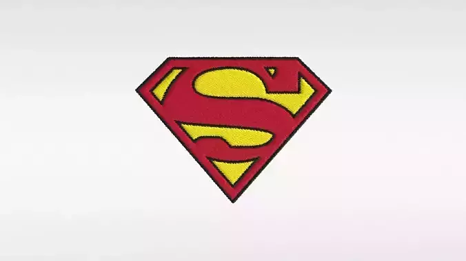 Embroidered Patch Superman