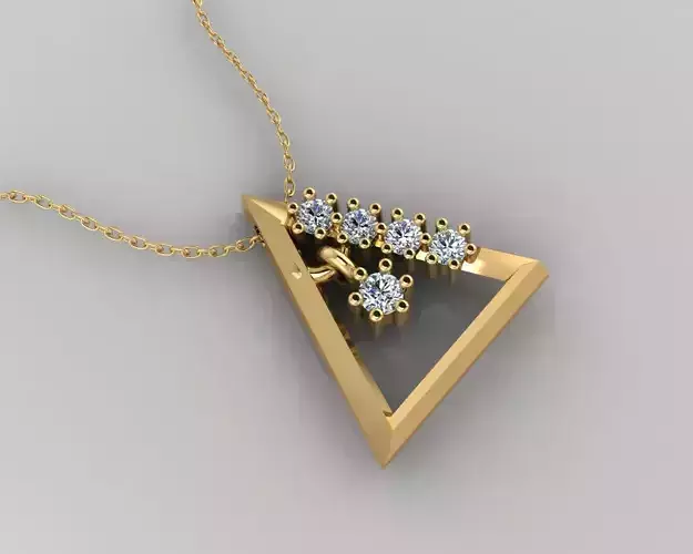 Pendant P165 3D Print Model 3D print model