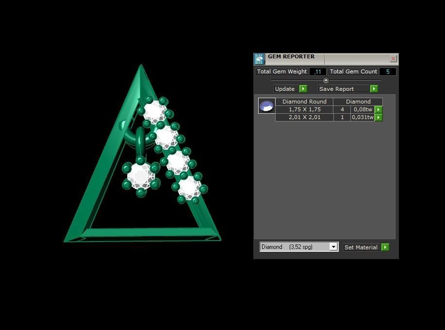 Pendant P165 3D Print Model 3D print model_2