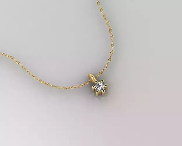 Pendant P166 3D Print Model