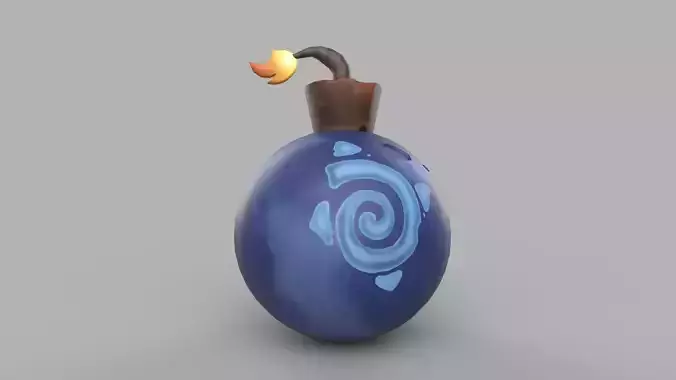 Stylized bomb