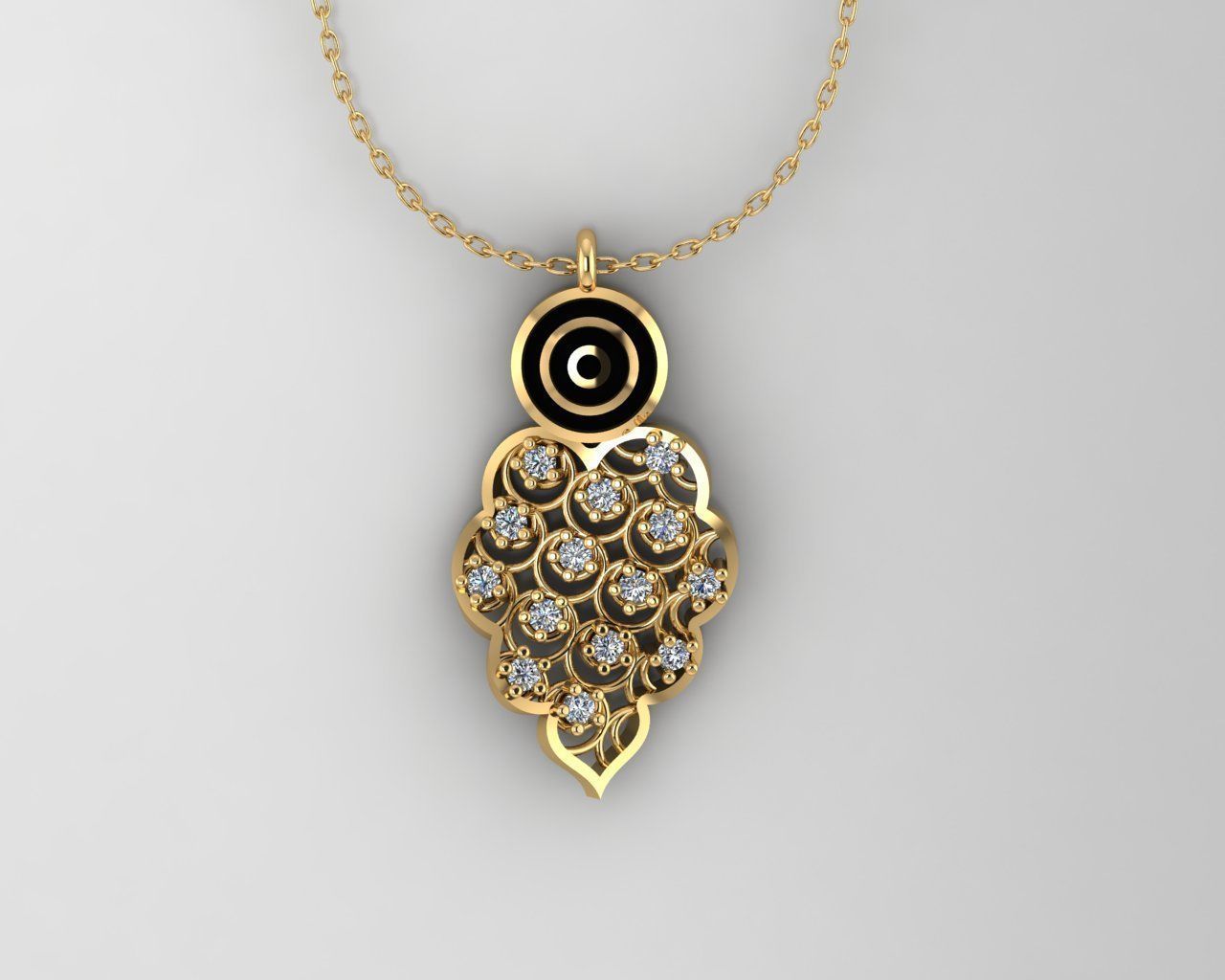 Pendant P174 3D Print Model 3D print model_1