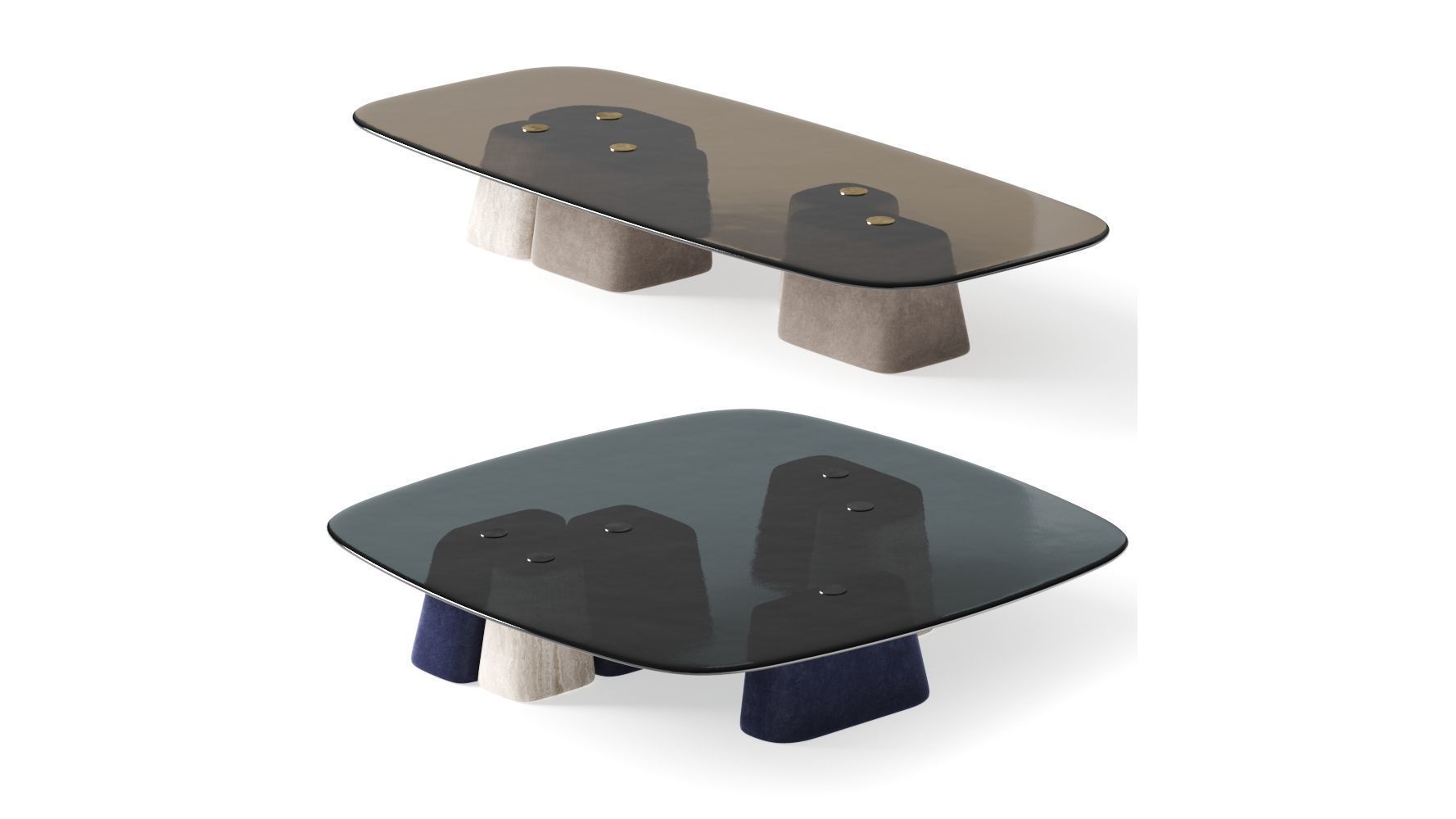 Baxter Fany Coffee Tables 3D model_1