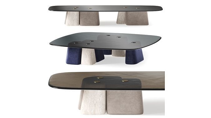 Baxter Fany Coffee Tables 3D model