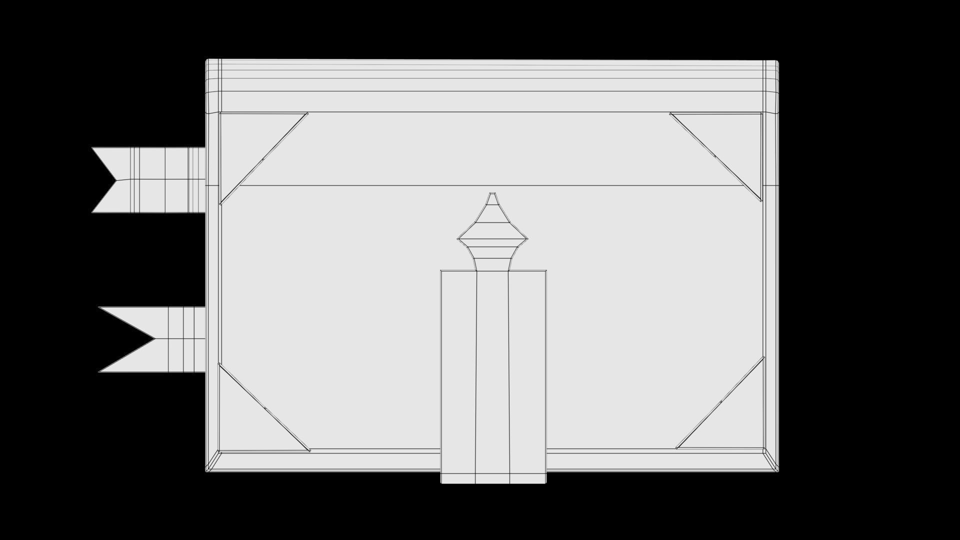 Stylized book Low-poly 3D model_5