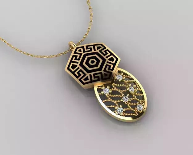 Pendant P176 3D Print Model