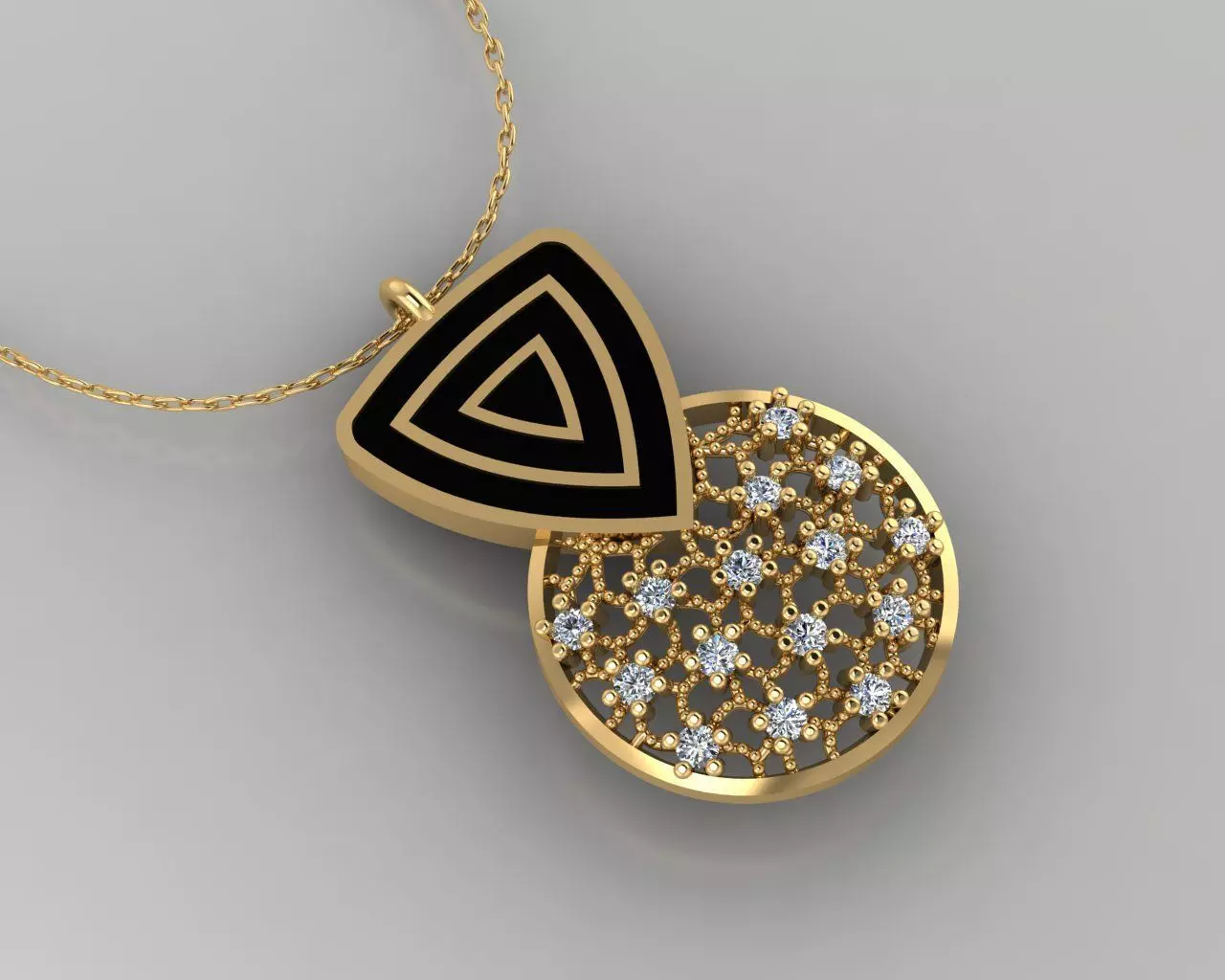 Pendant P177 3D Print Model 3D print model_0