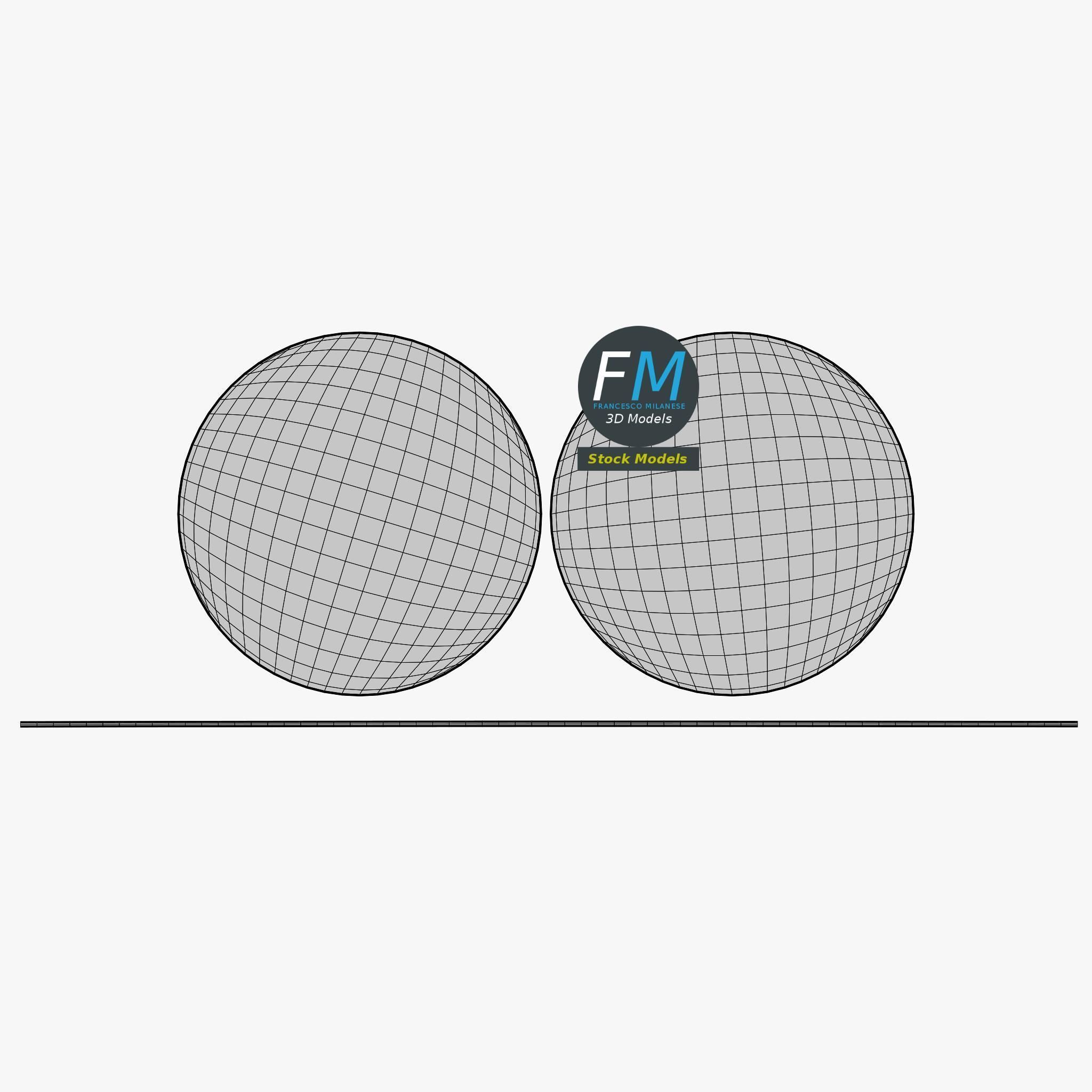 Wooden door with a porthole window 3D model_12