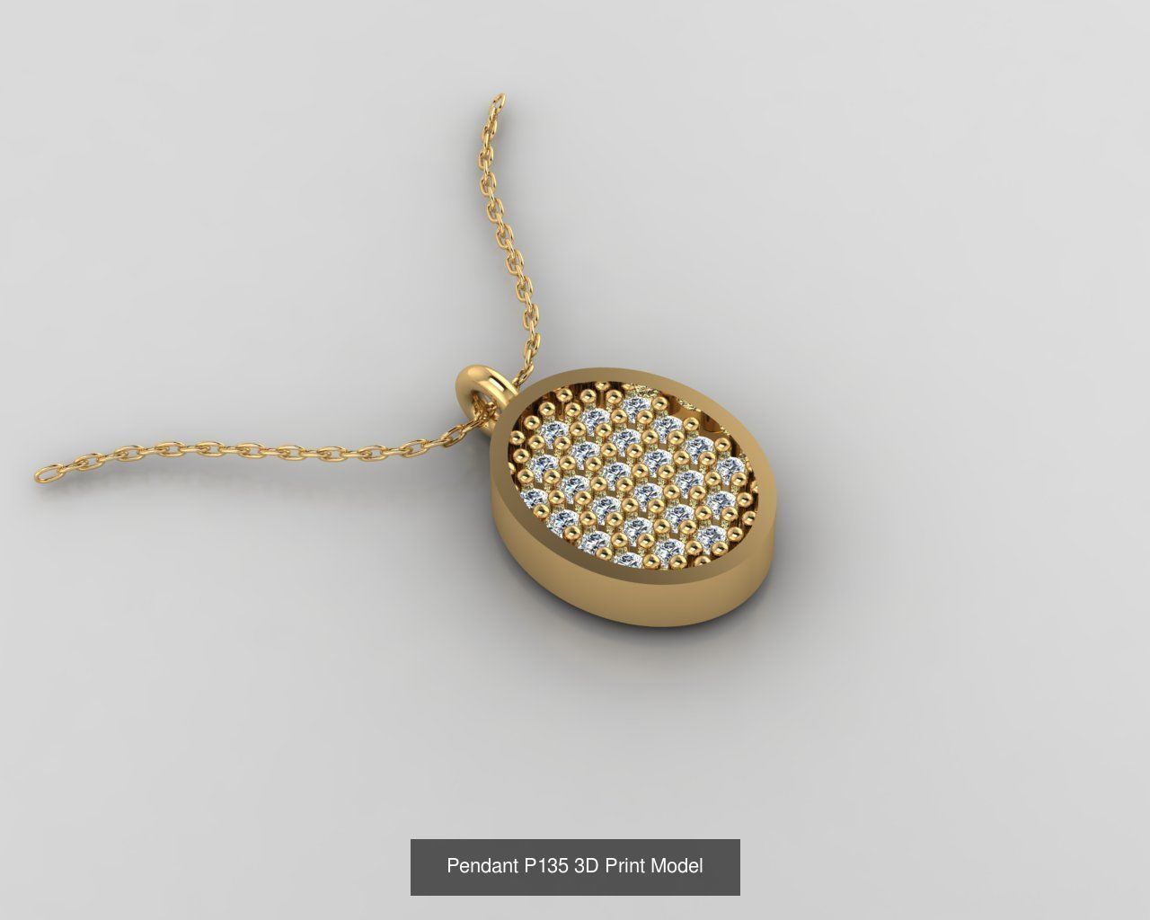 Pendant 3D Print Model Collection with moon and stars _13