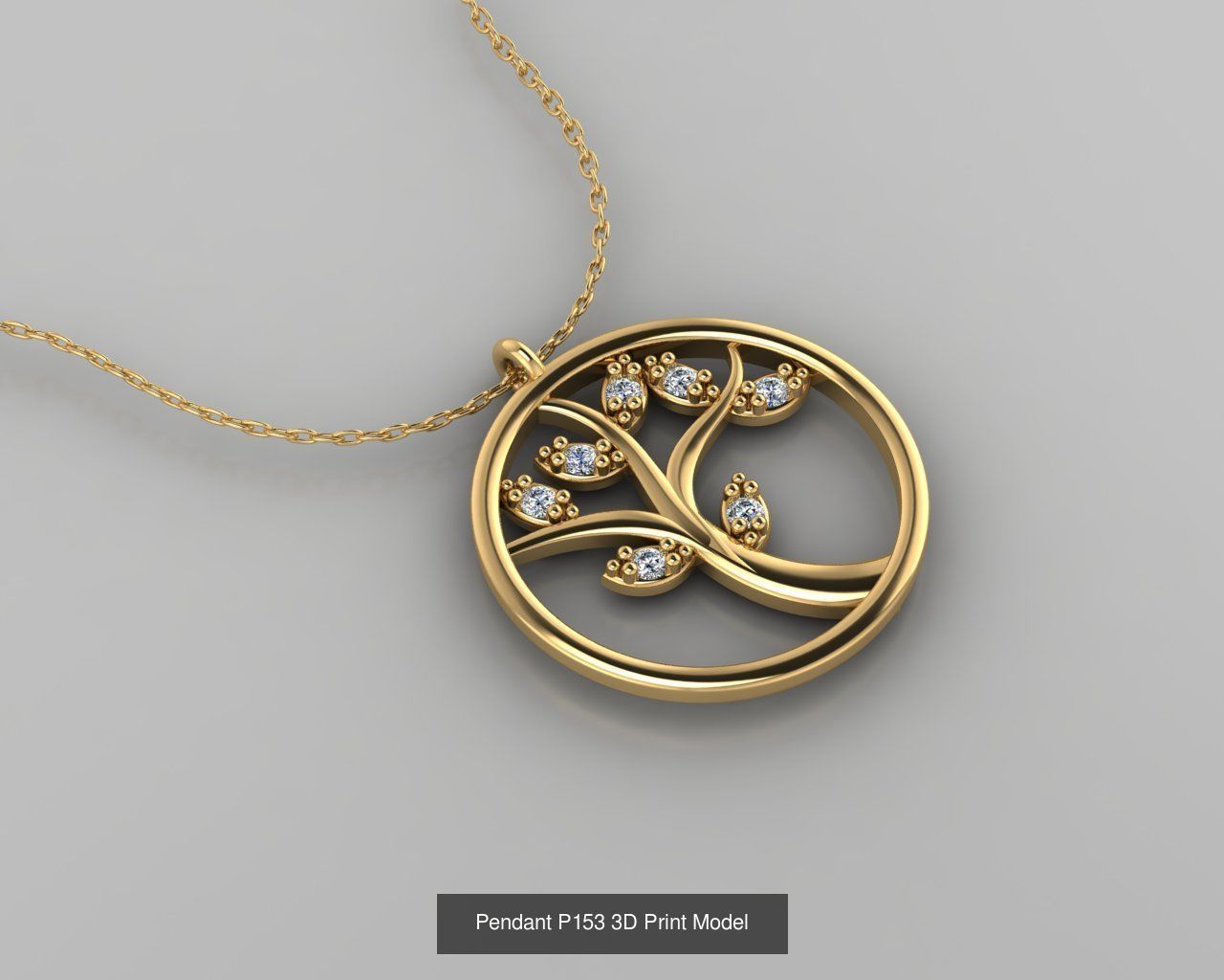 Pendant 3D Print Model Collection with moon and stars _30