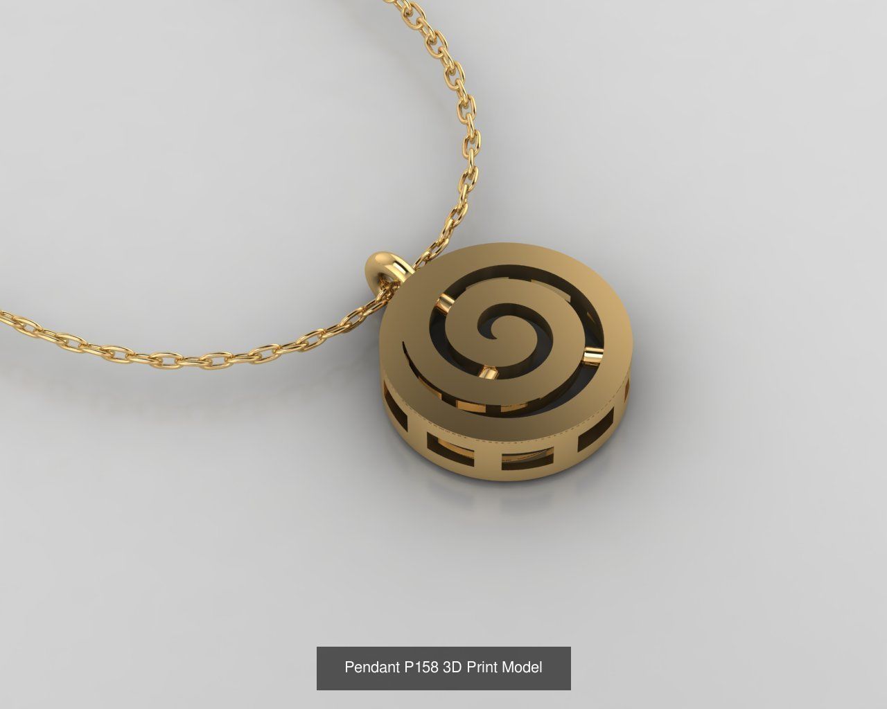 Pendant 3D Print Model Collection with moon and stars _35