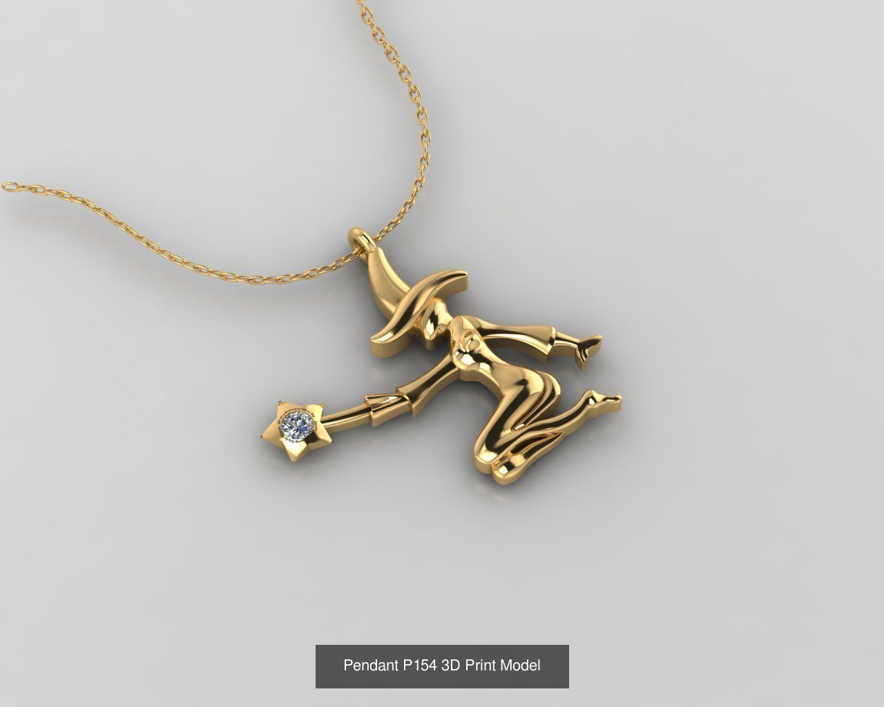 Pendant 3D Print Model Collection with moon and stars _31