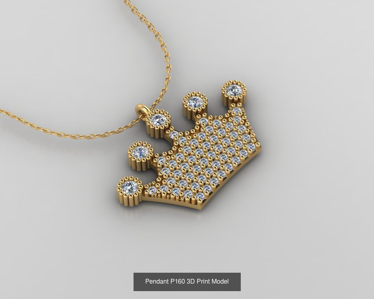 Pendant 3D Print Model Collection with moon and stars _37