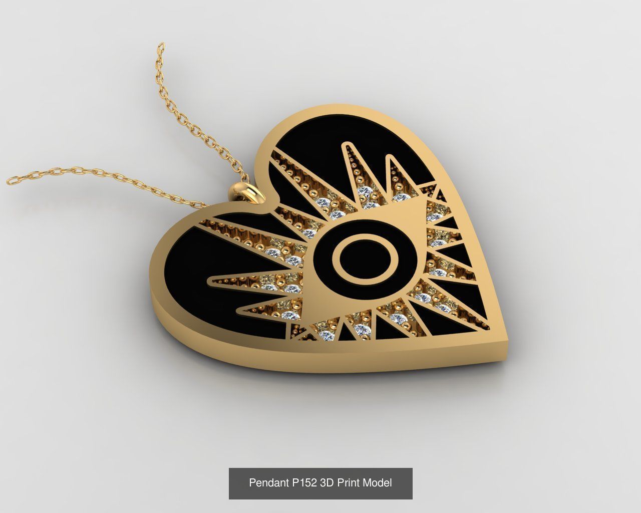Pendant 3D Print Model Collection with moon and stars _29