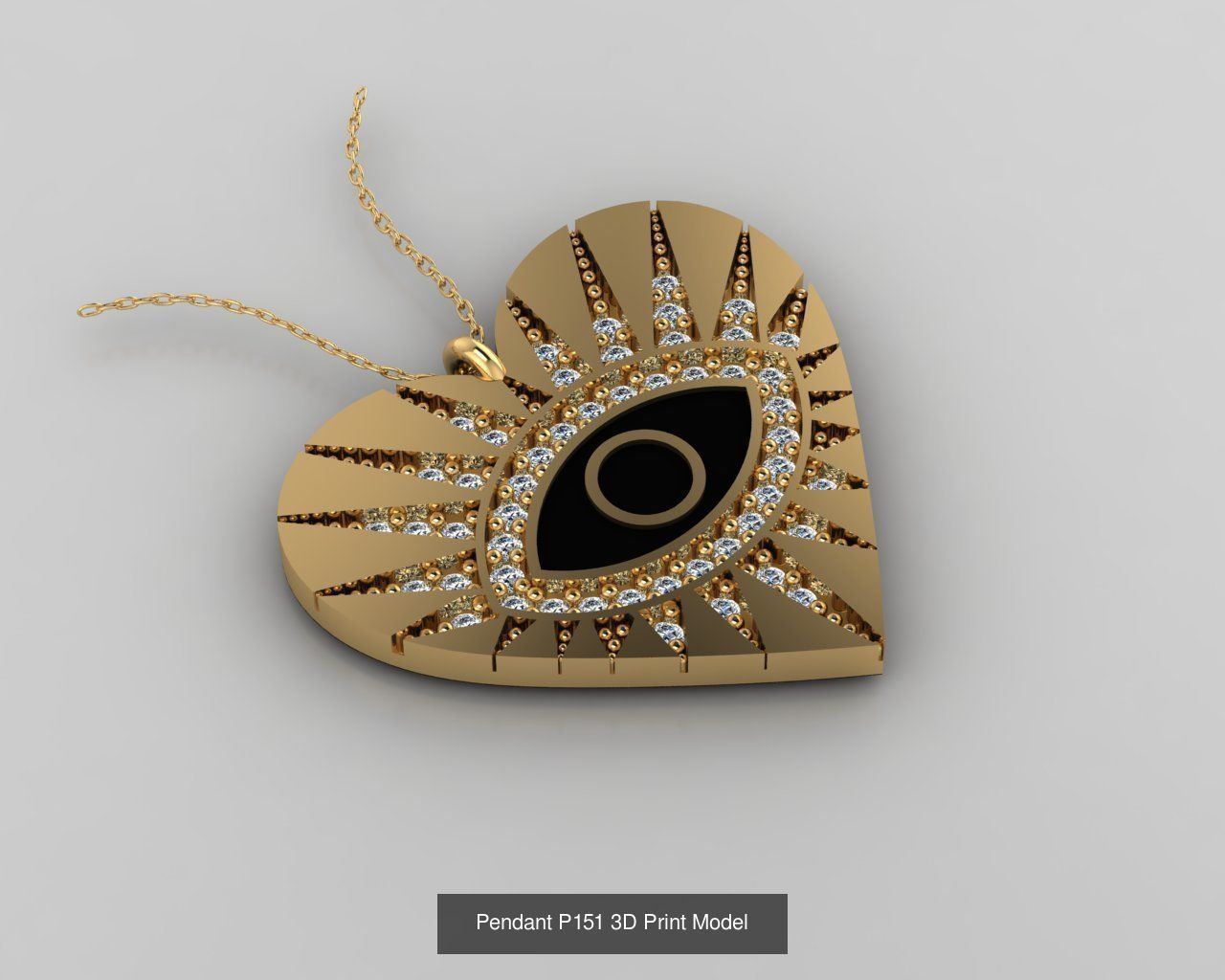 Pendant 3D Print Model Collection with moon and stars _28
