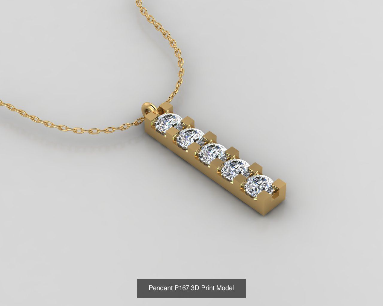 Pendant 3D Print Model Collection with moon and stars _44