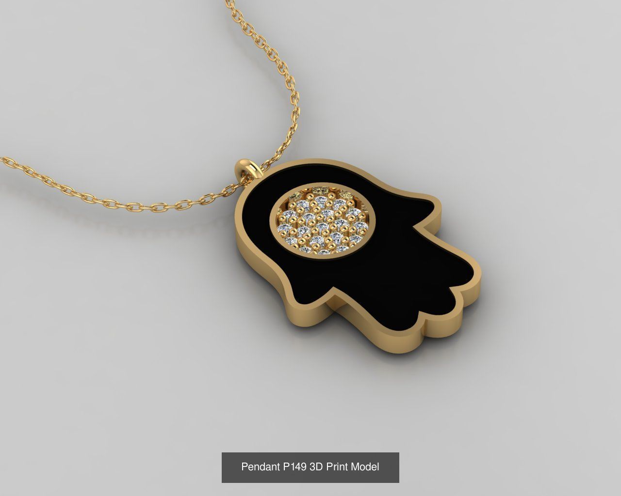 Pendant 3D Print Model Collection with moon and stars _26