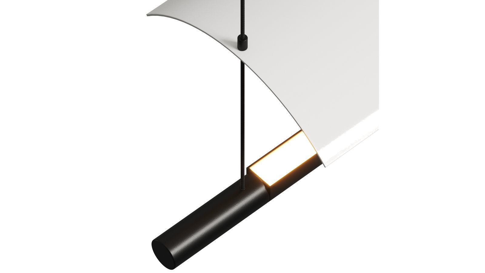 Santa Cole Lamina - Lampatron Garth Type A Pendant Lamps 3D model_2