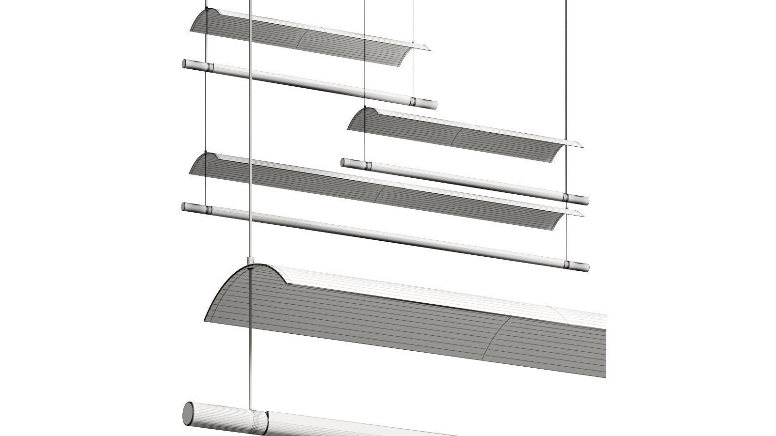 Santa Cole Lamina - Lampatron Garth Type A Pendant Lamps 3D model_4