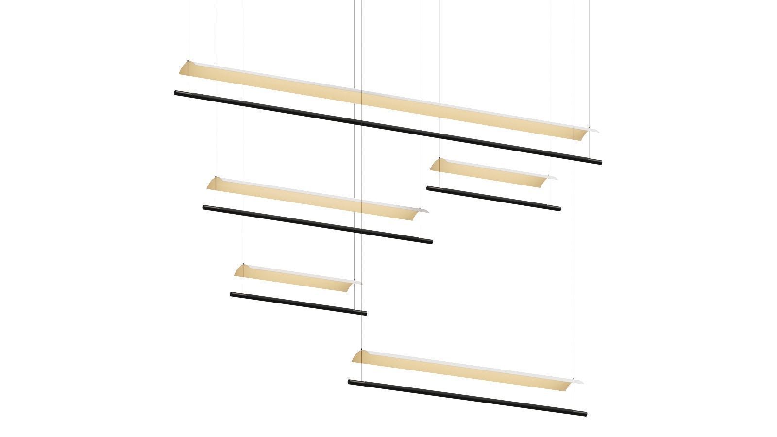 Santa Cole Lamina - Lampatron Garth Type A Pendant Lamps 3D model_1