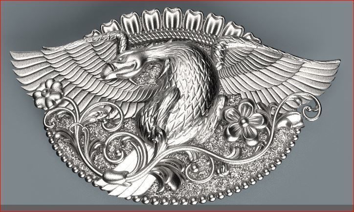 bucke eagle 3D print model_2