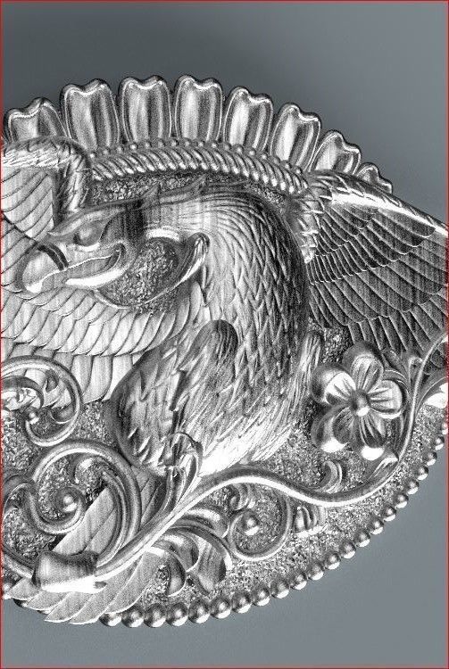 bucke eagle 3D print model_4